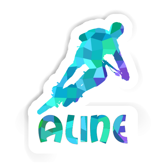 Aline Sticker Biker Image