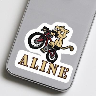 Sticker Cat Aline Notebook Image