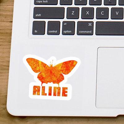 Sticker Butterfly Aline Notebook Image