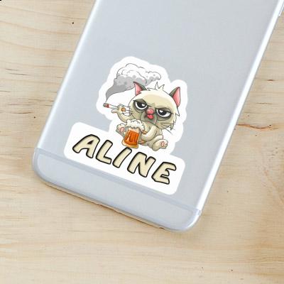 Sticker Bad Cat Aline Gift package Image