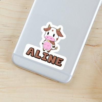 Cow Sticker Aline Image