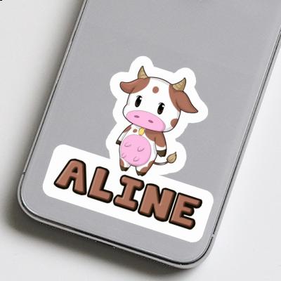 Sticker Cow Aline Gift package Image