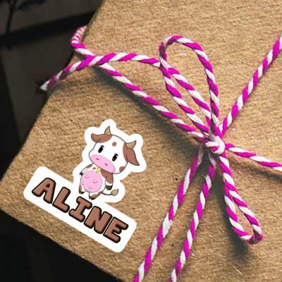 Sticker Cow Aline Laptop Image