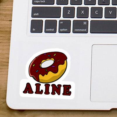 Sticker Doughnut Aline Laptop Image