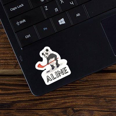 Sticker Aline Panda Laptop Image