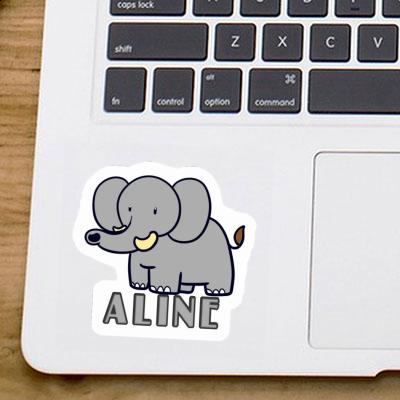 Aline Aufkleber Elefant Image