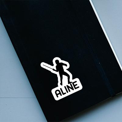 Fencer Sticker Aline Laptop Image