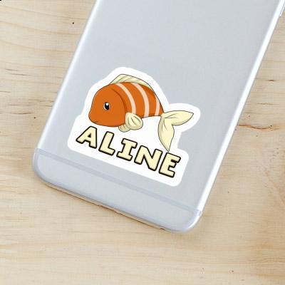 Sticker Aline Fish Laptop Image