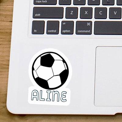 Sticker Soccer Aline Laptop Image