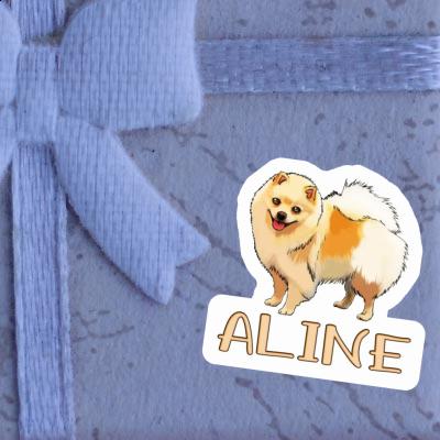 Aline Sticker German Spitz Laptop Image