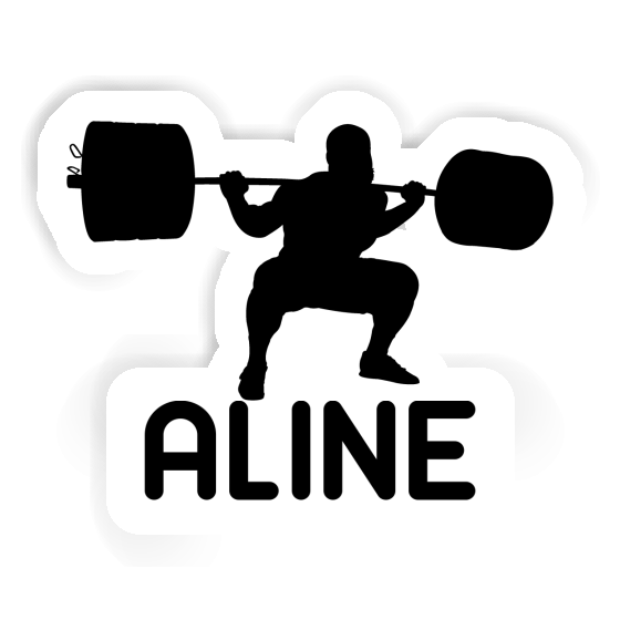 Sticker Weightlifter Aline Gift package Image