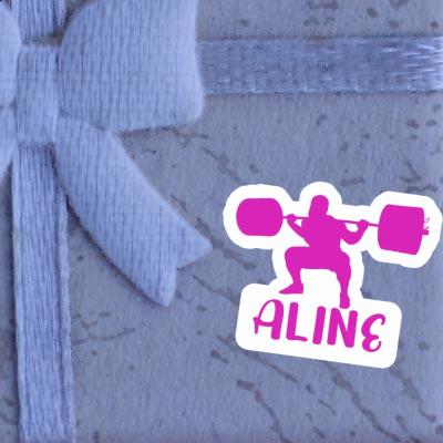 Weightlifter Sticker Aline Image