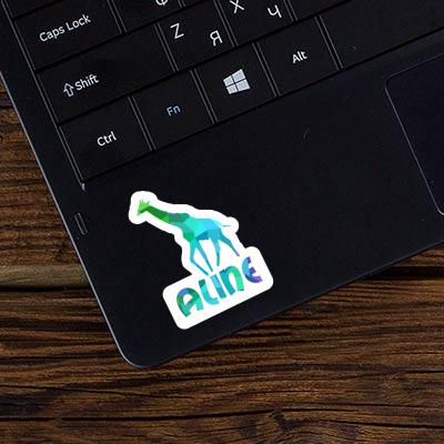 Sticker Giraffe Aline Laptop Image