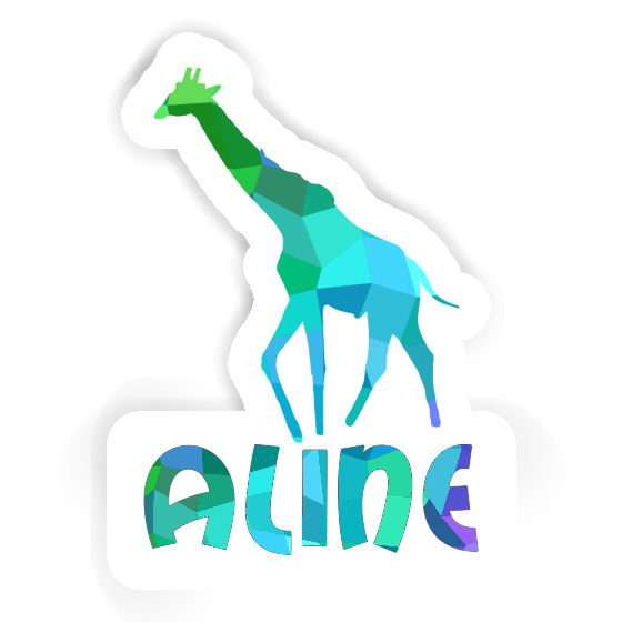 Aufkleber Giraffe Aline Image