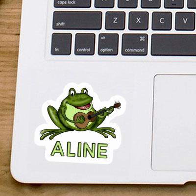 Frosch Sticker Aline Laptop Image