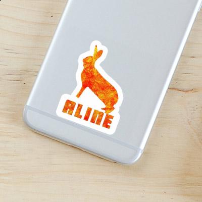 Rabbit Sticker Aline Notebook Image