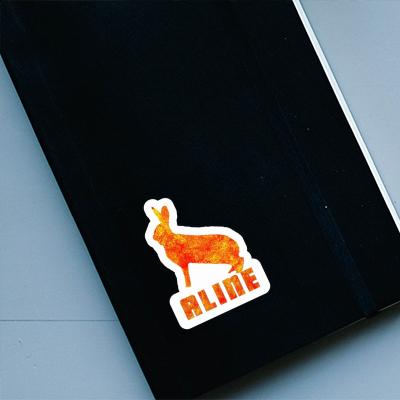 Rabbit Sticker Aline Image