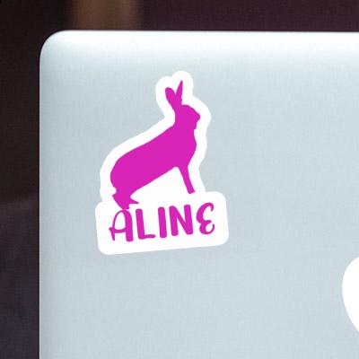 Sticker Aline Rabbit Notebook Image