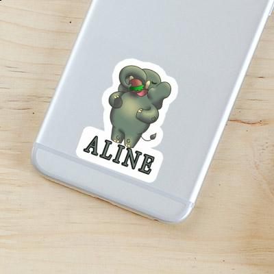 Sticker Elephant Aline Image