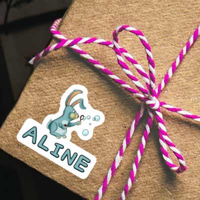 Sticker Aline Hare Laptop Image