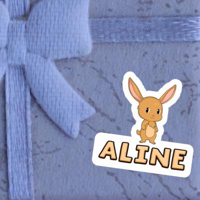 Sticker Aline Easter Bunny Laptop Image