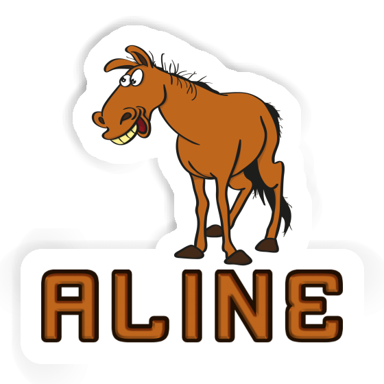 Sticker Horse Aline Gift package Image