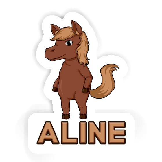 Sticker Aline Horse Notebook Image