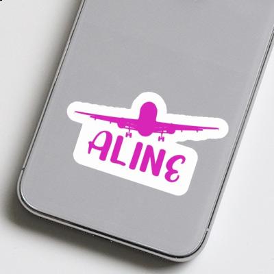 Sticker Airplane Aline Image