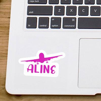 Sticker Airplane Aline Gift package Image