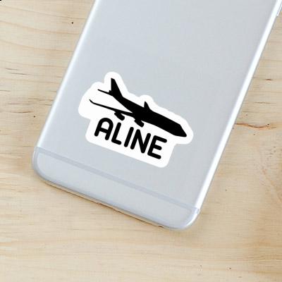 Jumbo-Jet Sticker Aline Notebook Image