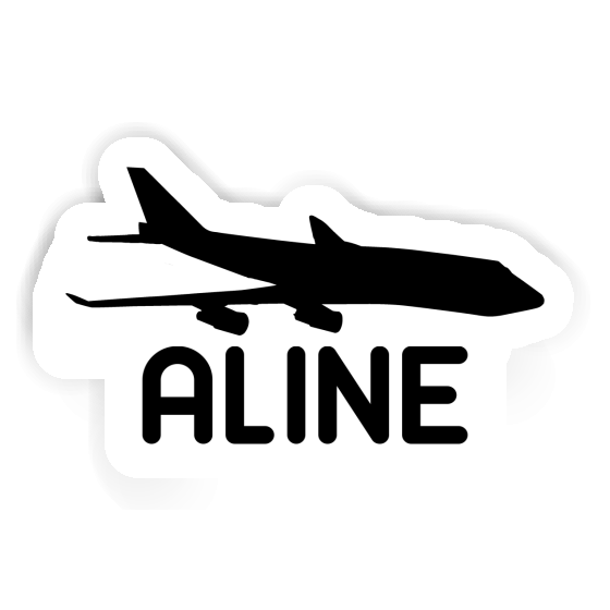 Jumbo-Jet Sticker Aline Laptop Image