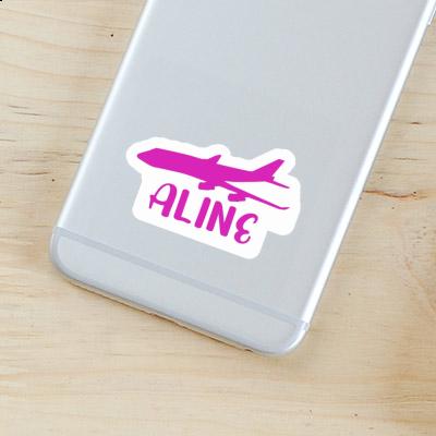 Jumbo-Jet Sticker Aline Notebook Image