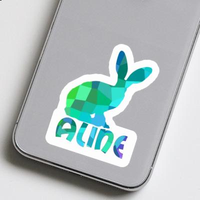 Sticker Aline Rabbit Gift package Image