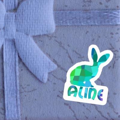 Sticker Aline Rabbit Gift package Image