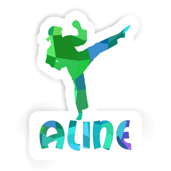 Aline Sticker Karateka Image