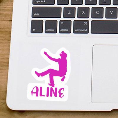 Sticker Climber Aline Laptop Image