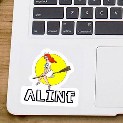 Aline Sticker Nurse Laptop Image