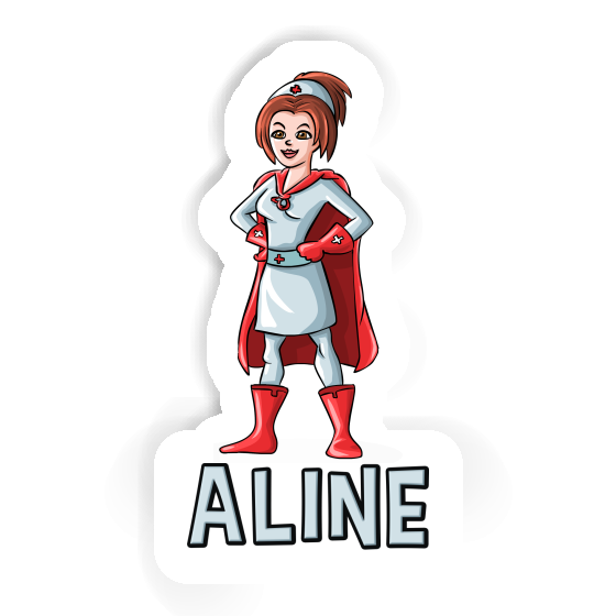 Sticker Aline Nurse Image