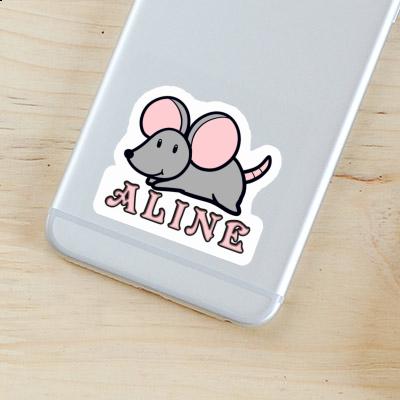 Autocollant Souris Aline Laptop Image