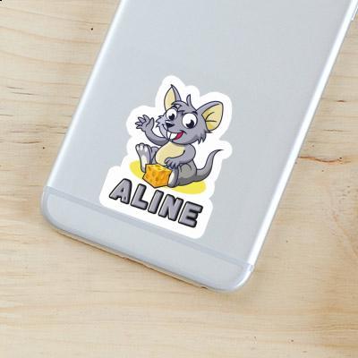 Sticker Aline Mouse Notebook Image