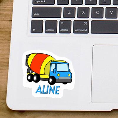 Autocollant Camion malaxeur Aline Image