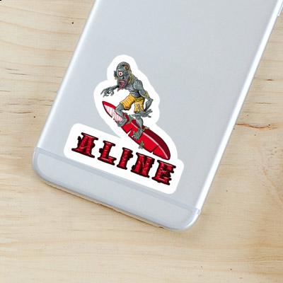 Surfer Sticker Aline Gift package Image