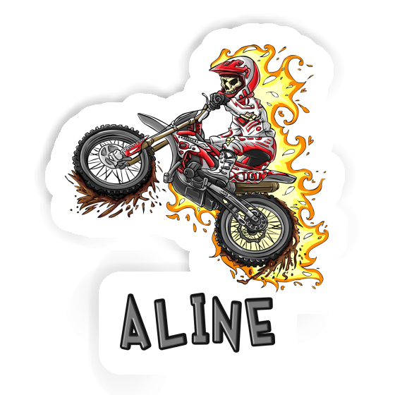 Sticker Motocross Rider Aline Gift package Image