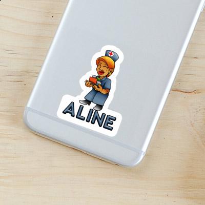 Sticker Krankenschwester Aline Gift package Image