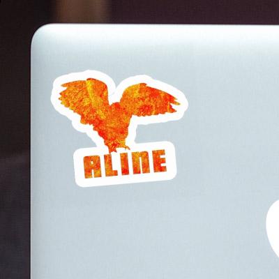 Sticker Aline Owl Notebook Image