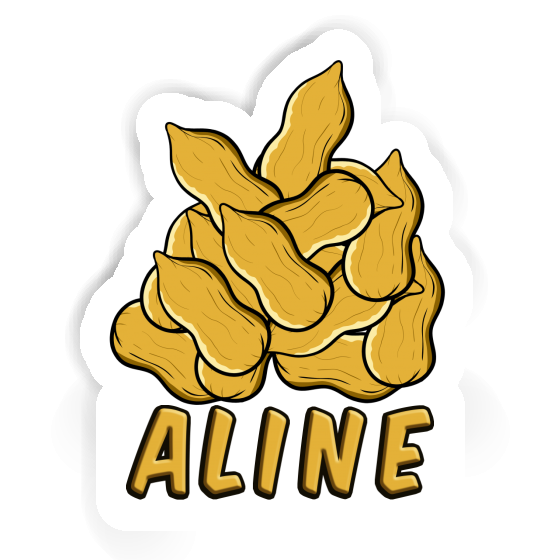 Sticker Peanut Aline Laptop Image