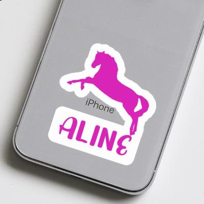 Aline Sticker Pferd Notebook Image