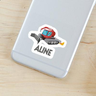 Aline Sticker Snowcat Laptop Image