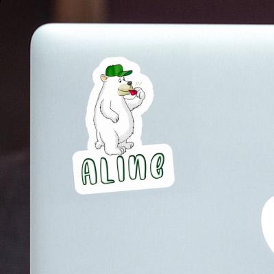 Sticker Aline Referee Laptop Image