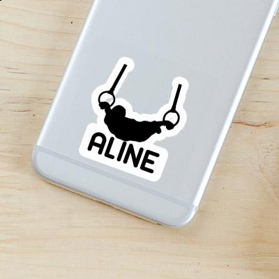 Aufkleber Ringturner Aline Laptop Image